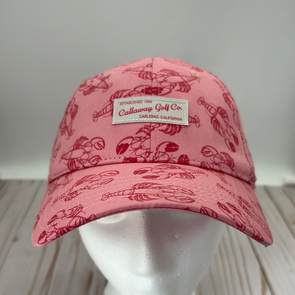 Callaway Pink Iconic Hat with Curved Brim